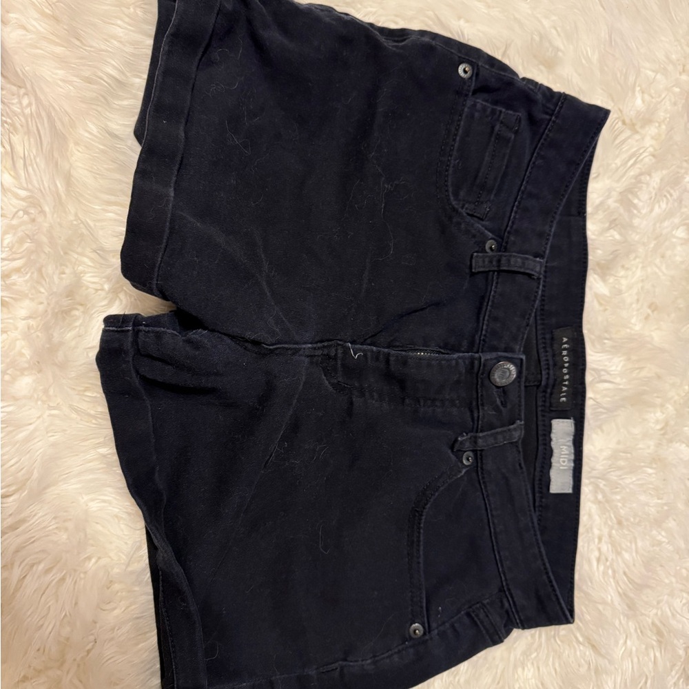 Aeropostale Black Jean Shorts for Women